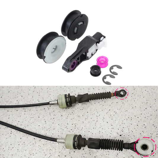 1 Set Car Gear Shift Cable Linkage End Rod Bushing Shifter Selector Kit 28300-68L41 for Suzuki Swift AZG Models 2010 - 2017