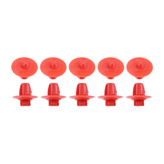 10Pcs Car Side Wing Mirror Cap Lining Housing Trim Panel Door Fastening Clips 7701047651 for Renault Megane MK3 Fluence Laguna