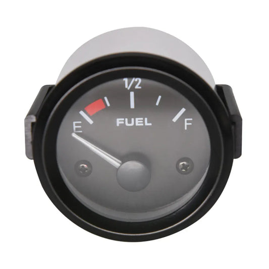 Universal 2" 52mm Fuel Level Gauge Auto Car Meter Fuel Float Sensor 240-33 ohm White LED Light Pointer Fuel Gauges Petrol 12V
