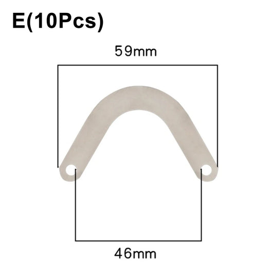 10pcs Air Compressor Valve Plate Silent Oil  Air Compressor Pump Head Valve Plates Belt Piston Machine Air Compressor Spare Part
