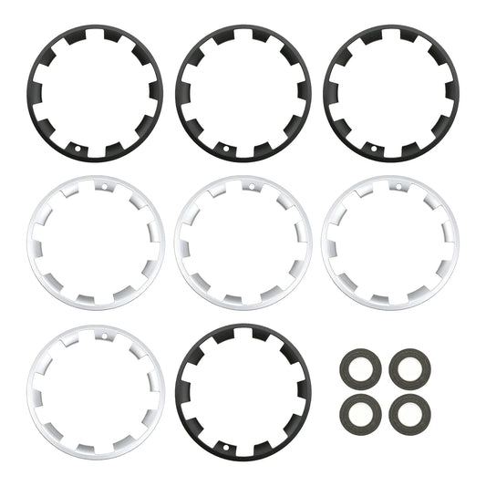 4Pcs 20 Inch Rim Wheel Patch Hub Caps for Tesla Model Y Juniper 2025 Wheel Hub Cap ABS Plastic Wheel Guard Cover Protectors