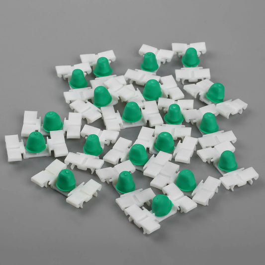 20x Car Door Fender Moulding Trim Clips Bump Strip Rivets Fastener Exterior Retainer 51131960054 For BMW E36 E46 320 325 328 323
