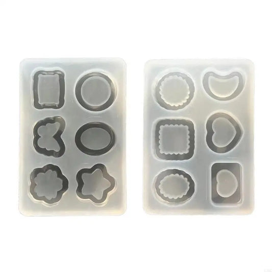 R3MC Round Heart Silicone Mold Epoxy Resin Molds Filler Keychain Mould DIY