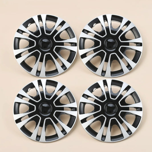 4Pcs PP Plastic Universal Hubcap Wheel Cover for Cars 13 Inch Iron Steel Wheels Decorative Car Hubcaps Protective Replacement