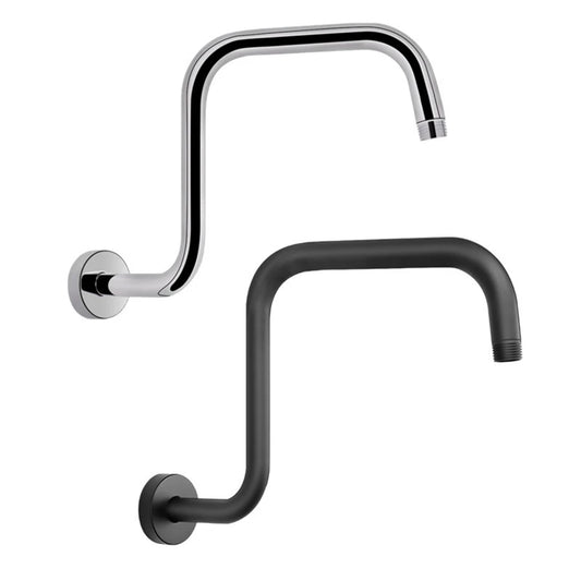 13inch Shower Bracket With Flange Ceiling Mount Shower Head Extension Rainfall Shower Arm Bath Sprayer Head Adapter Accessories