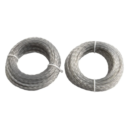 2 Sets Core-Reinforced Grass Trimmer Line 2.0- 4.0mm X10m (20m) Line Spool  For Garden Grass Mower Cutter Trimming Lines