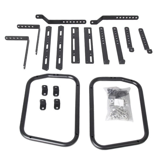 Universal Motorcycle Side Box Bracket Motorbike Side Luggage Boxes Steady Frame Kits for Kawasaki Suzuki Honda Yamaha