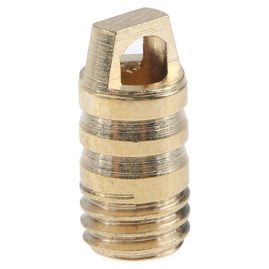 Brass 7/16" Female to 1/4" Male Self-Sealing Can Tap Adapter Valve for Leak Saver R290 R600a Upright Charging Refrigerant Cans