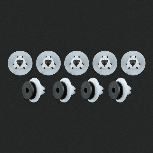 10Pcs Plastic Door Trim Panel Clips 30653441 for Volvo Auto Interior Fascia Panels Door Cards & Pillar Covers Fastener Parts