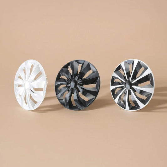 4Pcs Universal Hubcap Wheel Cover PP Material for 15 Inch Iron Steel Wheels Decorative Wheel Hub Caps for Tire Accessories