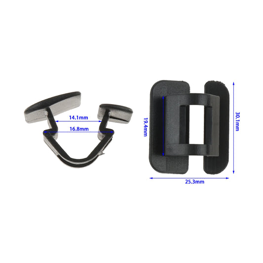 20Pcs Car Hood Insulation Pad Clips Nylon Lining Fixer Retainer Mountings for Volvo Part Number 9182822