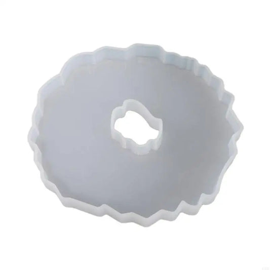 R3MC Silicone Jewelry Making Epoxy Mould Resin Casting Mold Decorative DIY Crystal Agate Mold Irregular Mug Pad