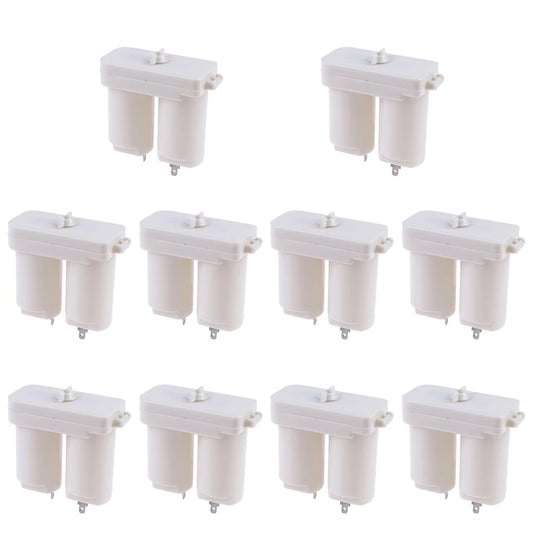 1/10pcs Double-Compartments Gas Boiler Water Heater Battery Box Plastic Battery Box For Gas Water Heater Accessories Part