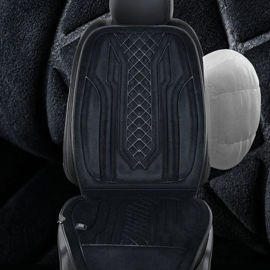 Universal Graphene Car Heated Seat Cushion 12V 24V Three Temperature Setting Safety Protection Fast Heating for Car SUV Truck