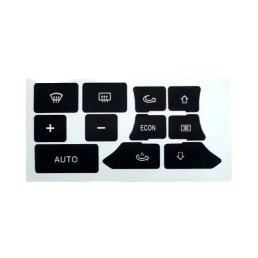 Car Dashboard A/C Button Repair Sticker for Audi A3 8P 2003-2012 Climate Control Button Repair Sticker Decals Auto Accessories