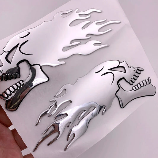 2Pcs Waterproof Motorcycle Gas Fuel Tank Pad 3D Sticker PVC Motorbike Body Protector Decals Car Styling Self-adhesive Stickers