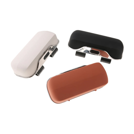 1Pc Car Glasses Case Portable Car Sunglasses Holder Universal Multi Functional Ticket Storage Box Sun Visor Car Lenses Holder