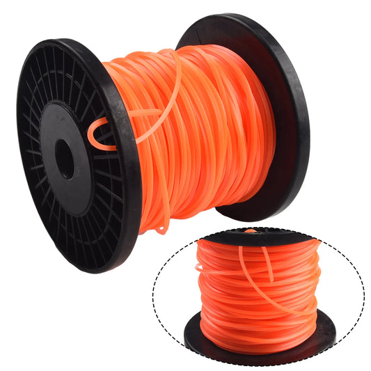 30m/50m 2.4mm Mowing Nylon Grass Trimmer Rope Brush Cutter Strimmer Line Round Brushcutter Trimmer Cord Line Wire