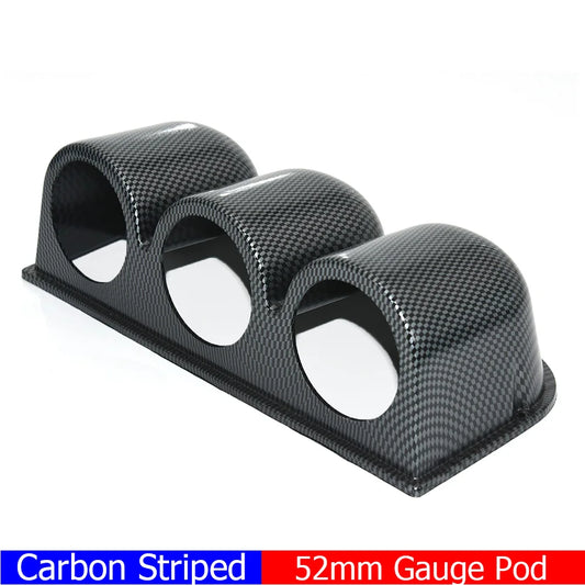 2" 52mm Car Gauge Pod Universal Black Single Double Triple Left Hand Drive Car Meter Holder Hole Dash Gauge Pod Mount Holder