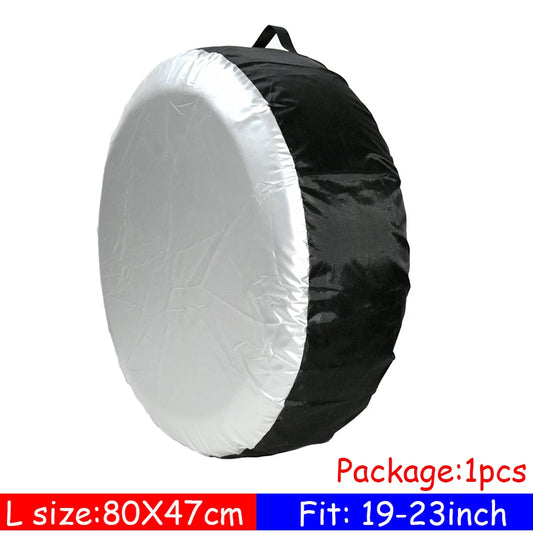 13-23inch Car Wheel Tire Cover Case Spare Tire Wheel Bag Tyre Spare Storage Tote Polyester Oxford Cloth Wheel Protection Cover