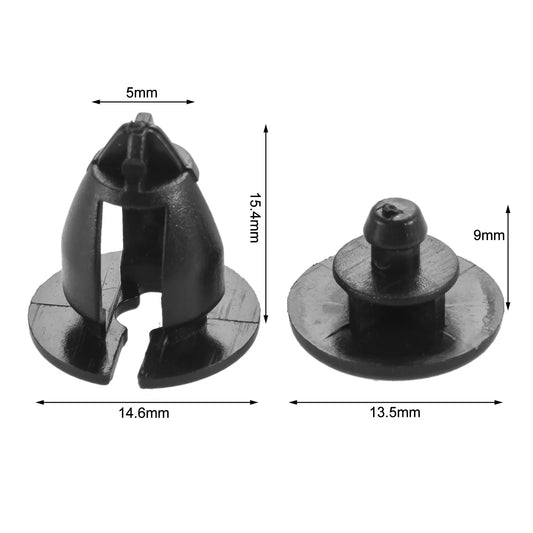 Yetaha 20Pcs Car Interior Trim Strip Clips Panel 7703077434 for Renault Clio Kangoo Trafic Interior Door Panel Trim Clips