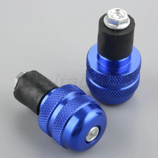 2Pcs 7/8" 22mm Motorcycle Aluminum Handlebar Gear Balanced Plug Slider Handle Bar End Weights Grips Cap For Honda Suzuki Yamaha