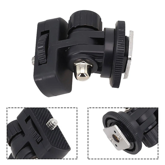 Plastic Hot Cold Shoe Base Mount 1/4 Screw Cold Shoe Mount Adapter For DSL RMirrorless Cameras Flash LED Light Monitor