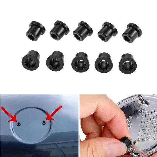 10Pcs Car Front Hood Logo Trunk Emblem Hole Plugs 51141807495 for BMW E36/E39/E46/E90 Series Hood and Trunk Roundel Emblems