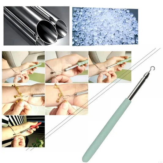 R3MC Bracelet Clasp Helper Jewelry Helper Portable Bracelet Tool Hooking Equipment for Jewelry Bracelet Watch Clasps Zippers
