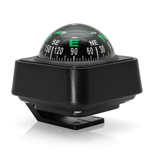 2026 Car Compass Outdoor Navigation Dashboard for Auto Car Boat Cycling Hiking Direction Pointing Guide Ball Shaped Compass