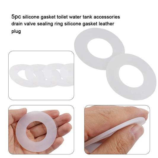 5pc Seal Washer For Geberit Silicon Rubber Flush Valve Seal Washer Diaphragm 816.418.00.1 Household Bathroom Accessories