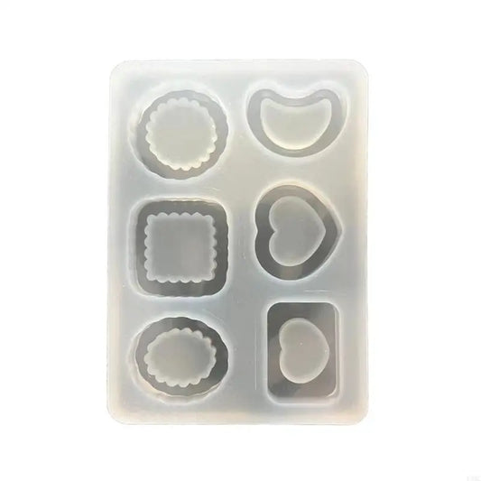 R3MC Round Heart Silicone Mold Epoxy Resin Molds Filler Keychain Mould DIY
