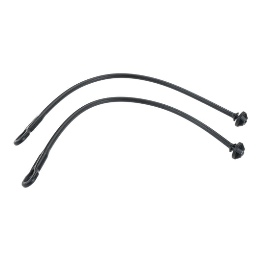 2Pcs Black Car Rear Trunk Parcel Shelf Strap 1H6863447 for Golf Mk2 / Mk3 All Models Partition Hanging Rope Pull Rope Auto Parts