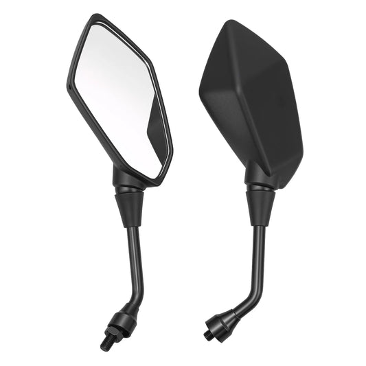 1 Pair 10mm New Motorcycle Mirror Scooter E-Bike Rearview Mirrors Electromobile Black Side Convex Mirror M10 for BMW R1200 F650