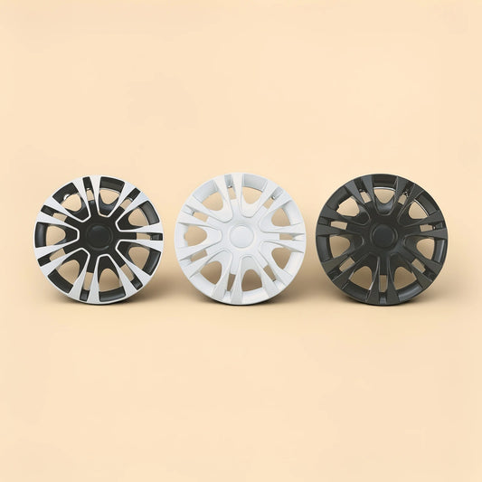 4Pcs PP Plastic Universal Hubcap Wheel Cover for Cars 13 Inch Iron Steel Wheels Decorative Car Hubcaps Protective Replacement
