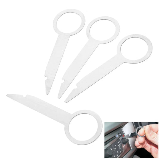 Yetaha 4PCS Car Radio Stereo Removal Release Tool Keys For Ford Passat Touran Skoda Seat Delta