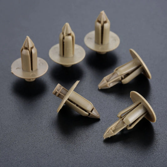 50Pcs Plastic Rivet Trim Panel Fastener Clips Door Beige For VOLVO C70 S60 S80 V70 #39964090