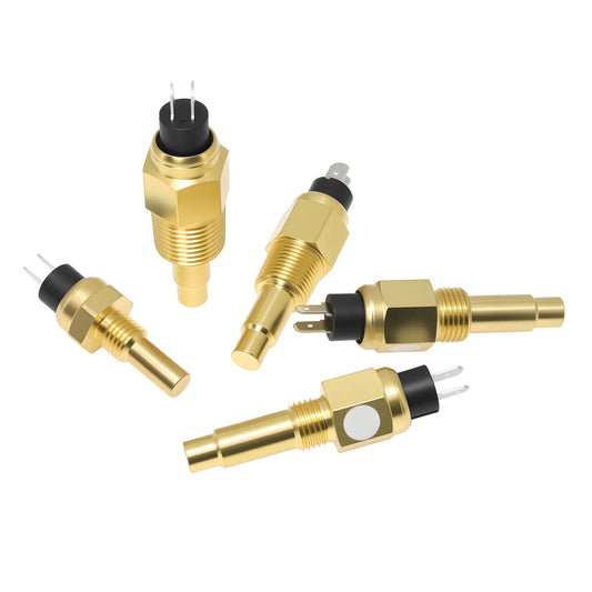 1PCS Water Temperature Sensor 12MM,14MM,16MM,17MM,21MM Thread Temp Sensor for 0-120℃ Car Gauge Sensor 1/2NPT,1/4NPT,3/8NPT