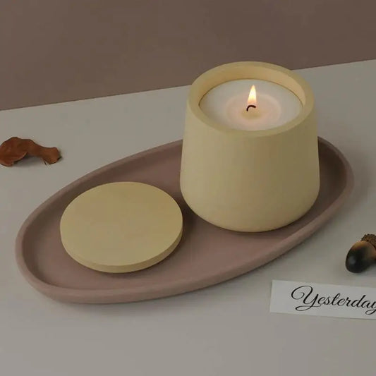R3MC Jewelry Making Mould Oval Dish Silicone Resin Casting Mould DIY Stroage Holder