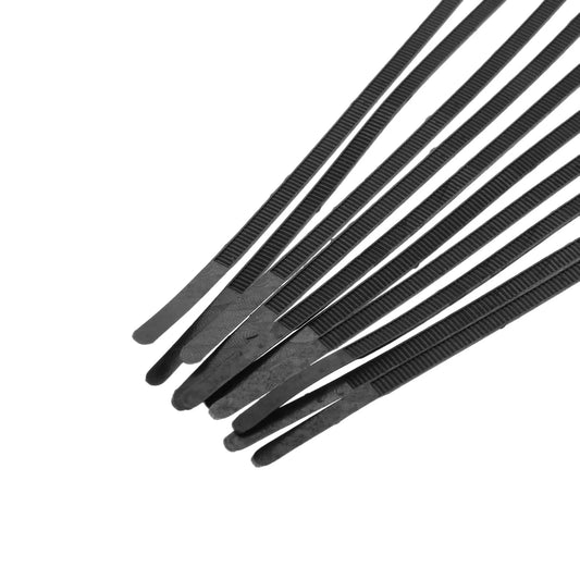 Yetaha 30 Pcs Nylon Black Car Cable Strap Push Mount Wire Tie Retainer Clip Clamp Car Cable Fastening Ties High Quality