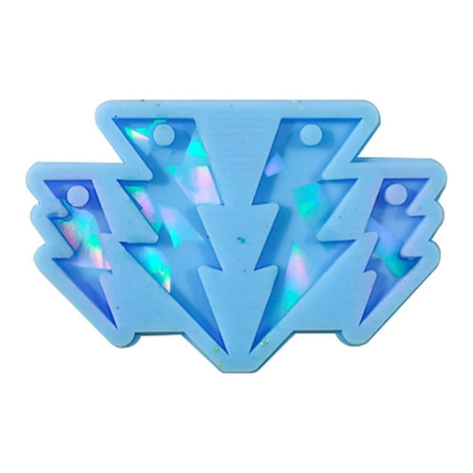 R3MC Silicone Mold for Epoxy Casting DIY Lightnings Pendant Decoration Mold Jewelry