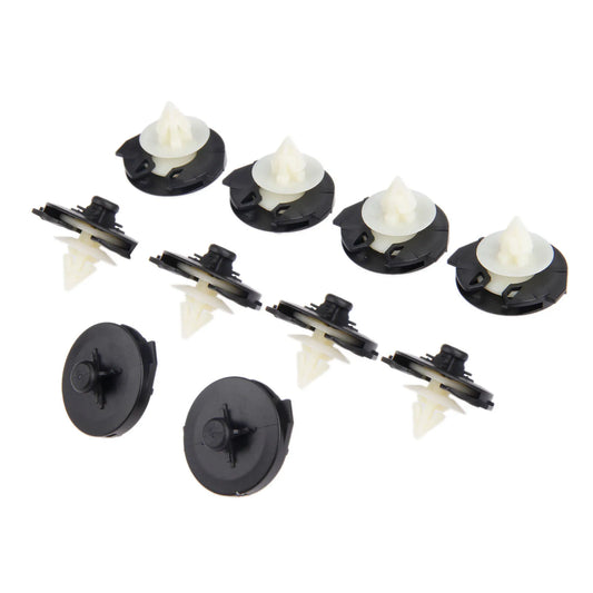 Yetaha 10pcs Interior Door Card Panel Trim Clips For Polo 6N1 6N2 Plastic Fastener 6N0868243A Auto Rivets