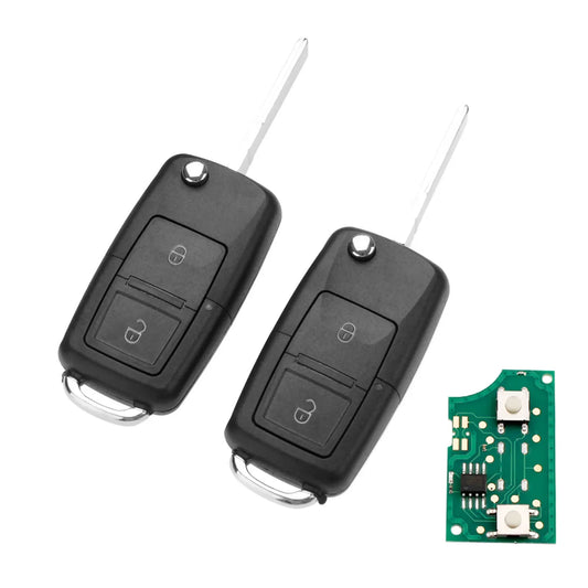 Yetaha 2x 1J0959753CT 2 Buttons Car Smart Remote Key With ID48 Chip For Bora Polo Golf MK4 1999 2000 2001 2002 2003 2004 2005