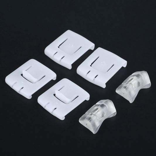 Yetaha 6Pcs Seat Rail Runner Clip Nylon Car Seat Buckle Fastener Rivet For Golf MK1 MK2 MK3 Corrado Replaces 435881203A