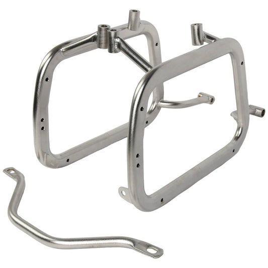 Stainless Steel Motorcycle Side Box Bracket Motorbike Saddlebag Pannier Bracket Luggage Case Mounting Rack for Kove 500X 525X