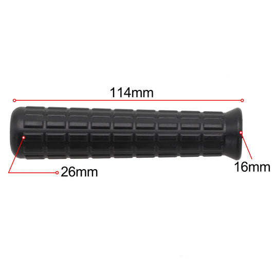 2pcs Wheelbarrow Rubber Handles Round Tubes Replacement Handles Anti Slip Rubber Sleeve ﻿Black Cart Grips Handlebar