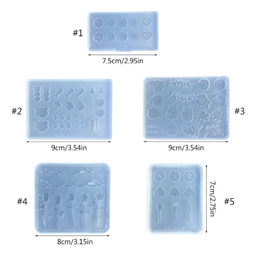 Non Silicone Mold Delicious Themed Casting Mold Versatile Baking Moulds for Cakes/Chocolates/Cookie/Candy R3MC