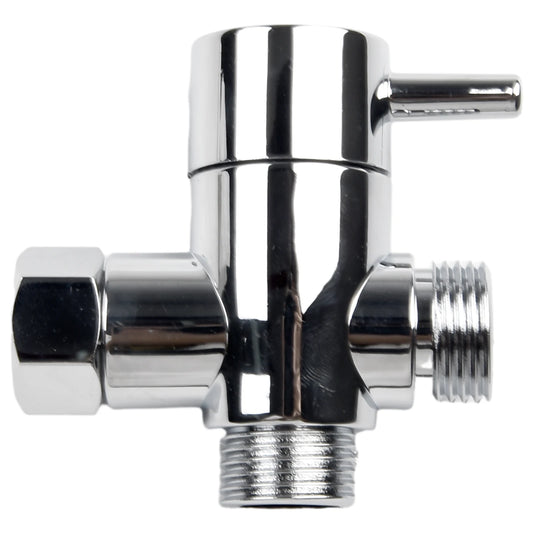3 Way Shower Head Diverter Valve G1/2 T-adapter ABS Converter Water Tap Connector For Toilet Bidet Shower Bathroom Kitchen