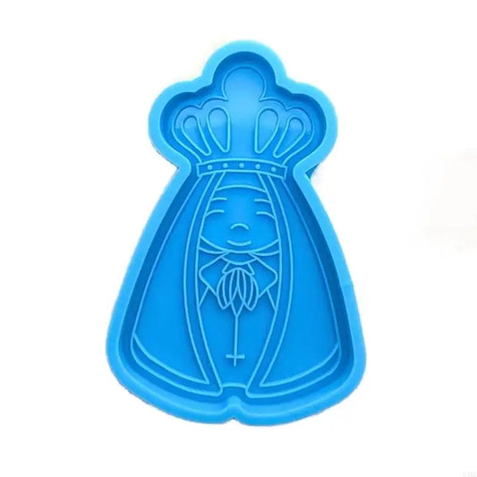R3MC Resin Casting Silicone Mold Cartoon King-shape Keychain Pendant Jewelry Mould