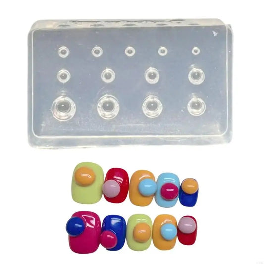 R3MC Sphere Round Silicone Mould for Craft Art Decorations Easy Demold Reusable